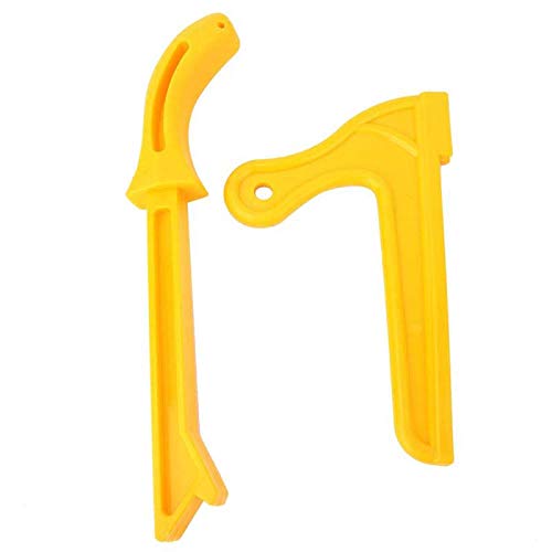 SNOWINSPRING 노란색의 플라스틱 목공 실용적인 푸쉬 블럭 수톱 플라스틱 푸쉬 스틱 툴 세트,목공용,테이블 saw,루터 테이블 에서의 사용