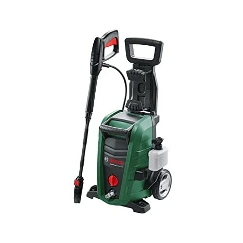 BOSCH (UA125) High Pressure Power Washer, 1500W Maximum Allowable Pressure 12MPa Powerful Cleaning<!-- @ 1 @ --> Compact Storage<!-- @ 1 @ --> (26.6 ft (8m) High Pressure, 9.8 ft (3m) Water Hose with Wheels)