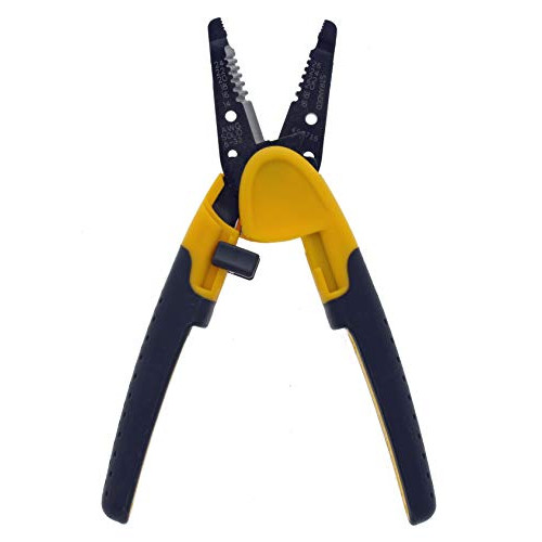 Ideal Industries Kinetic Super Wire Stripper, 14-24 AWG Solid Wire, 16-26 AWG Stranded Wire