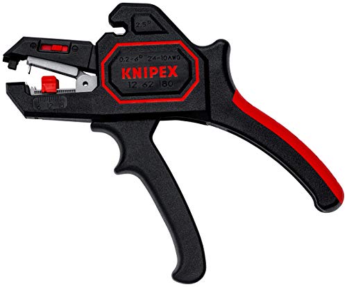 KNIPEX(《구니펫쿠스》) 자동 와이어 스트리퍼 0.2-6.0 1262-180 [병행수입품]
