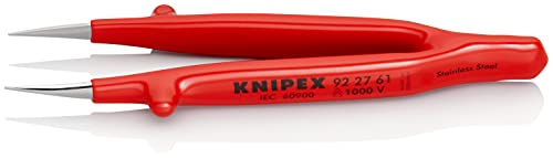 《구니펫쿠스》 KNIPEX 9227-61 절연 정밀 핀셋 130MM