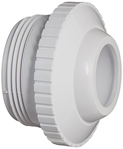 SP1419E White 1-Inch Opening Hydrostream Directional Flow Inlet Fitting with 1-1/2-Inch MIP Thread