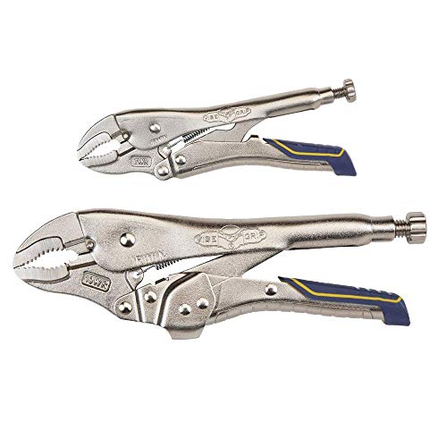 IRWIN VISE-GRIP Locking Pliers Combo Pack<!-- @ 15 @ --> Curved Jaw, 7-Inch & 10-Inch (IRHT82590) 141[병행수입]