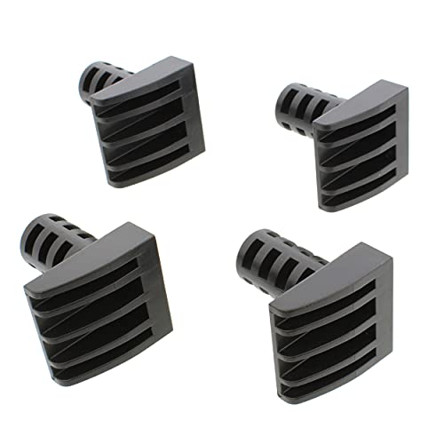 DCT Woodworking Plastic Bench Dogs 4-Pack u2013 Workbench Peg Brake Stops for 3/4in Holes in 1/2in or Thicker Material