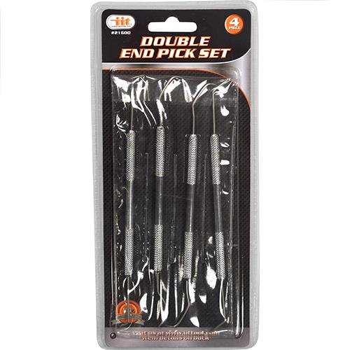IIT 21600 4 PC<!-- @ 13 @ --> Double Ended Pick And Hook Set by IIT [병행수입품]