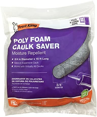 Frost King C23H Caulk Saver 5/8-Inch by 20-Foot<!-- @ 15 @ --> Gray by Frost King