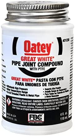 (4 fl<!-- @ 13 @ -->-Ounce) - Oatey 31230 Pipe Joint Compound with PTFE with Brush, 4 fl<!-- @ 13 @ -->Ounce