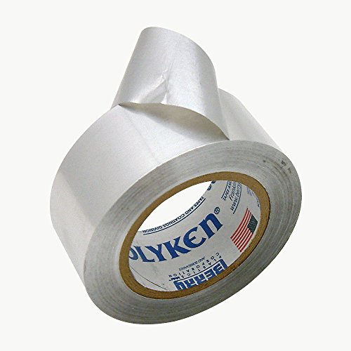Polyken 345 Premium Self-Wound Aluminium Foil Tape 5.1cm x 60 yds. (Silver)