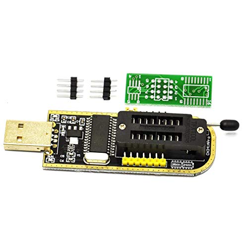 HiLetgo CH341A 시리즈 SPI flasher USB프로그래머 24 25 EEPROM BIOS 라이터 USB to TTL