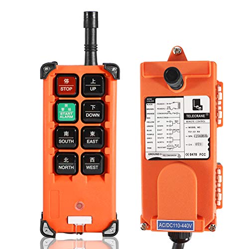 NEWTRY F21-E1B wireless 리모콘 듀얼 transmitter transmitter+110V～450V리시버 업무용 일본어 설명서 부착
