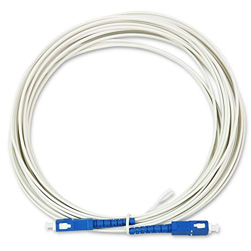 Koars 광화이버(fiber) 회선 연장 케이블 택내광배선 SC커넥터 광콘센트와ONU베틀의 간단 접속 (10m)