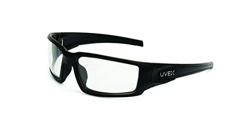 UVEX by Honeywell S2940XP Hyper Shock Series Safety Eyewear with Matte Black Frame<!-- @ 15 @ --> Clear Lens and Uvextreme Plus AF Coating by Honeywell
