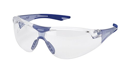 Elvex WELSG18CSLBL Avion<!-- @ 15 @ --> One Size<!-- @ 15 @ --> Clear Lens/Slim Fit Blue Temple by Elvex