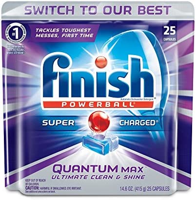 FINISH Quantum with Baking Soda, 25 Count