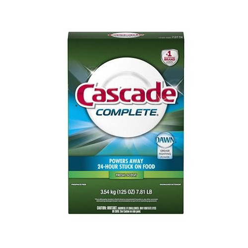 Cascade Complete 파우더 Dishwasher Detergent Fresh Scent 125 Oz