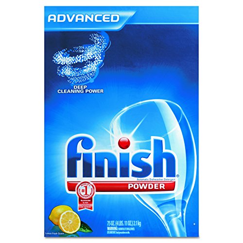 FINISH 78234 Automatic Dishwasher Detergent, Lemon Scent, Powder, 2.3 qt. Box (Case of 6)