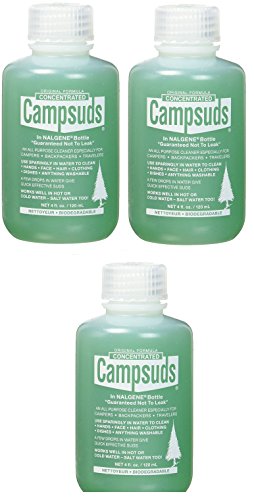 Sierra Dawn Campsuds Outdoor Soap Nalgene Bottle Biodegradable Environmentally Safe All Purpose Camping Hiking Backpacking Travel Multipurpose Dishes Shower Hand Shampoo