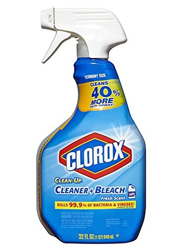 Clorox Clean-Up Cleaner Bleach 스프레이 Fresh Scent 32 fl oz 946ml ,3 pk