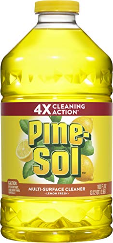 Pine-Sol All Purpose Cleaner, Lemon Fresh, 100 Oz Bottle, 100 Fl Oz