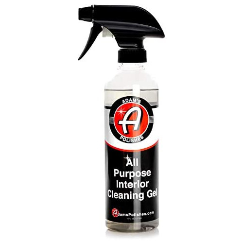 Adams All Purpose Interior Cleaning Gel - Best For Detailing Leather Seats Vinyl Carpet Upholstery Plastic Rubber Interior Surfaces Floor Matts & Car Accessories Boat RV Motorcycle Parts (16 oz)
