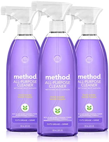 Method All-Purpose Cleaner, French Lavender, 28 Ounce, 3 pack, Packaging May Vary