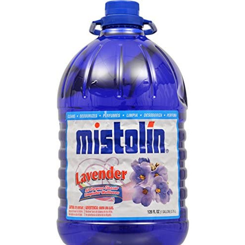 Mistolin Lavender, All Purpose Cleaner, 128 Fl Oz, 1 gallon, Longer Lasting Multi Purpose Cleaner, Best Cleaner for Floors, Bathrooms & Kitchen Appliances
