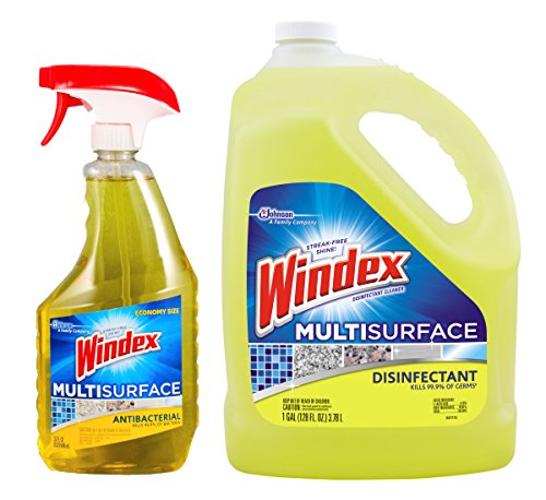 Windex Economy Size Antibacterial Multi-Surface Cleaner, 32 oz