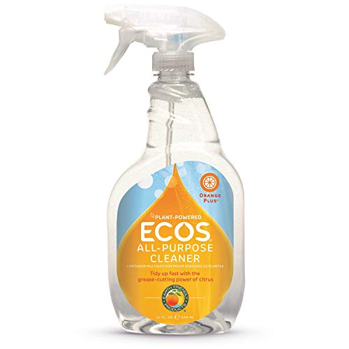 ECOS, Earth Friendly Products Plus All Purpose Household Cleaner, orange, 22 Ounce