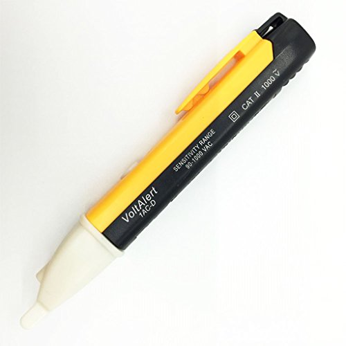 Hommy 비접촉 90V―1000V AC LED라이트 전압 알러트 펜