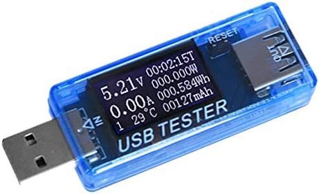 USB전류 전압 테스터 체커(checker) 전압 모니터 4-30V/0-5A 급속 충전QC2.0/QC3.0 (A)