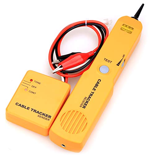 RJ11 네트워크 케이블 트래커 Line Finder Detector Tool （yellow） linefinder test Measure & Inspect