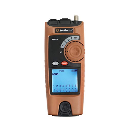 Southwire Tools & Equipment M300P Professional VDV Low Voltage 케이블 Mapper tool kit 네트워크 테스터 testing voice data video products 이더넷 RJ45 Brown