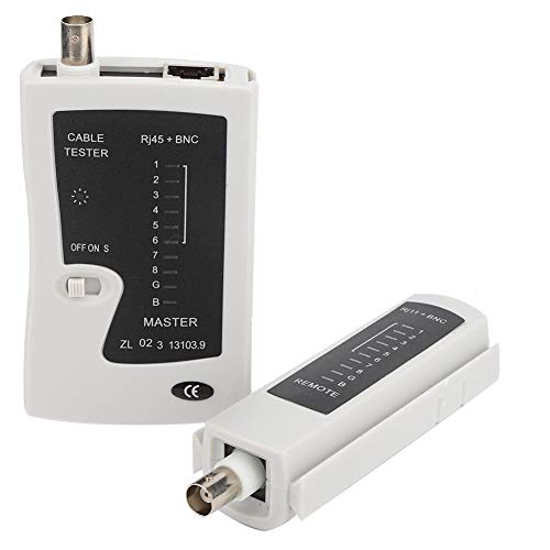 Cable 테스터 Professional RJ45+BNC 케이블 Fast Accurate Testing 네트워크 Phone 와이어 Test Tool