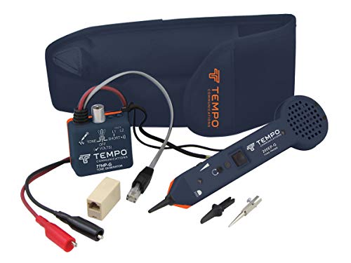 Tempo Communications 701K-G Tone Generator and Probe Kit - Trace Data, Telephone, Coax, Security, Electrical Cables - Professional Grade (Latest Model)