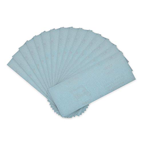 uxcell 15pcs 5000 Grits Wet Dry Waterproof Sandpaper Assortment 3.6-inch X 9-inch Abrasive Paper Sheets for Wood Furniture Metal Polishing Blue