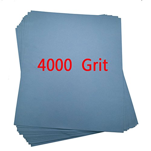 5 Sheets 4000 Grit High Precision Polishing Sanding Wet/dry Abrasive Sandpaper