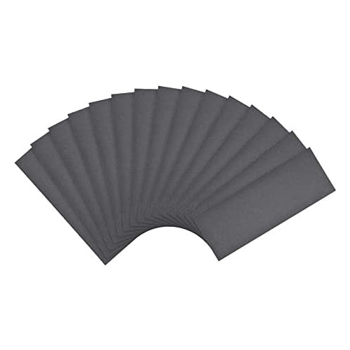 uxcell 360 Grits Sanding Sheets 9-inch x 3.6-inch Wet Dry Silicon Carbide Sandpaper 우드 Furniture 메탈 Polishing 15pcs