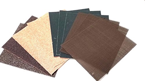 Norton Clamp & Sand 5-1/2 in. L x 4-1/2 in. W Assorted Grit Assorted Aluminum Oxide 1/4 Sheet Sandpaper