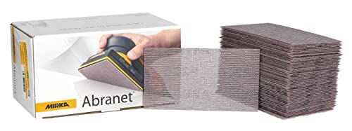 Mirka 9A-149-600 2-3/4 x 5-Inch 600 Grit Mesh Abrasive Dust Free Sanding Sheets, Box of 50 Sheets
