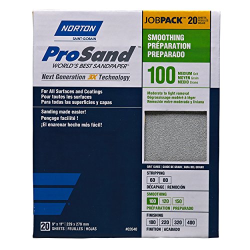 Norton ProSand 9 x 11 Sanding Sheets 100G 20pack