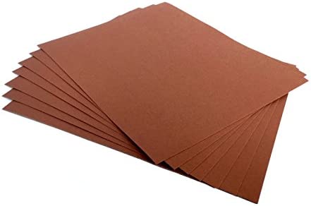 50 Pack STARCKE 9 x 11 40 grit Premium General Purpose Aluminum Oxide Sandpaper Sheets for Wood, Metal, Automotive and Paint