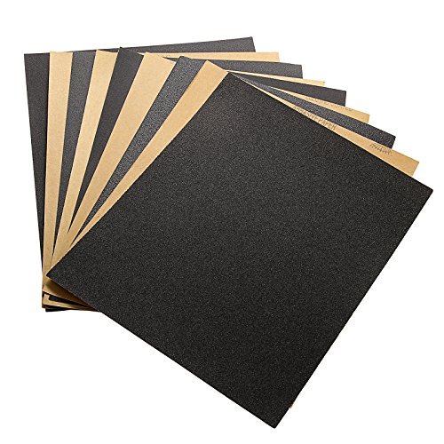 36-Sheet 60 To 2000 Assorted Grit Sandpaper for Wood Furniture Finishing, Metal Sanding and Automotive Polishing, Wet or Dry Sanding, 9 x 11 Inch