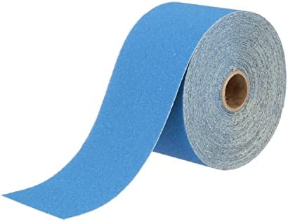 3M Stikit Blue Abrasive Sheet Roll, 36221, No Hole, 2-3/4 in x 30 yd, 180+ Grade, Automotive Sanding Roll Sandpaper for Coating Removal, Body Repair, Auto Sanding
