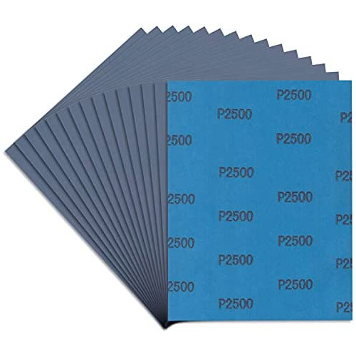 LCubro Sandpaper 80 Grit Wet Dry Sanding Sheets 고성능 Sand Paper 우드 Furniture Finishing 메탈 Grinding Automotive Polishing 9 x 11 inches 15-Sheets