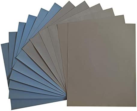 Grit 1500 2000 2500 3000 5000 7000 High Precision Polishing Sanding Wet/dry Abrasive Sandpaper Sheets - Germany,팩 12