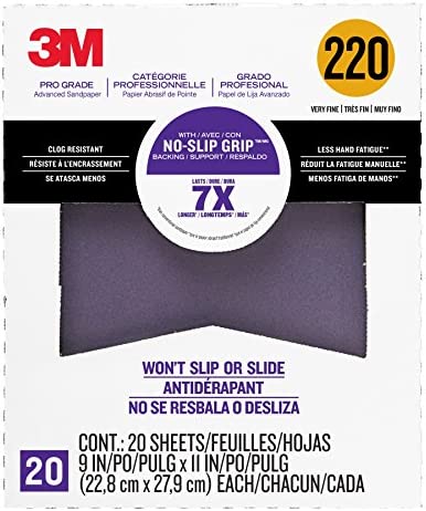 3M Pro Grade No-Slip Grip Advanced Sandpaper