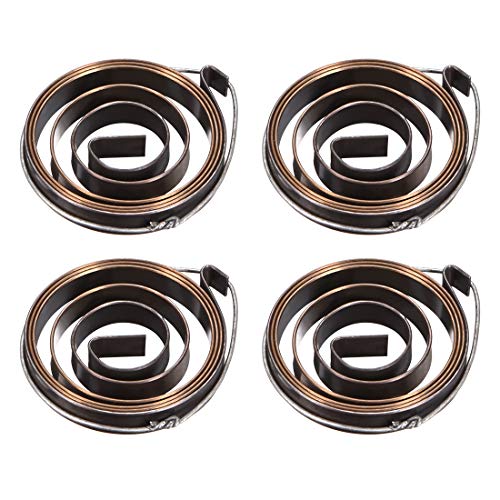 uxcell Drill Press Return Spring, Quill Spring Feed Return Coil Spring Assembly, 2.2Ft Long, 35 x 6 x 0.7mm 4PCS