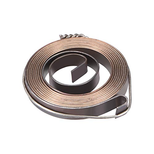 uxcell Drill Press Spring Drill Press Quill Feed Return Coil Spring Assembly Spring Steel Chemical Blackening Finish 980mm Expand Long 40x6x0.65mm