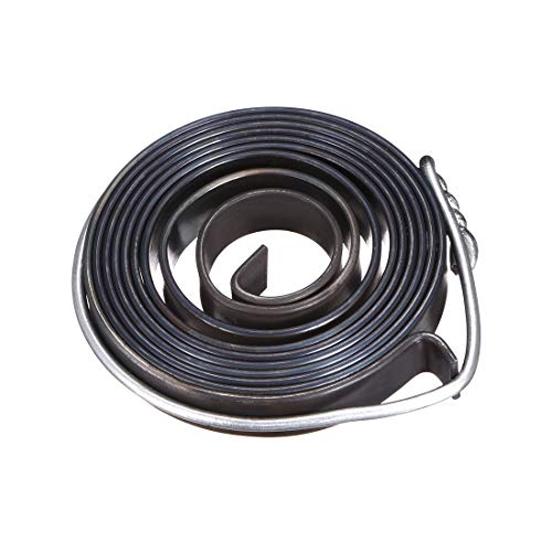 uxcell Drill Press Return Spring, Quill Spring Feed Return Coil Spring Assembly, 5Ft Long, 59 x 10 x 1.5mm