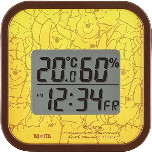 Tanita 온습도계 온도 습도 아날로그 벽걸이 탁상 마그넷 헬로 키티 핑크 TT-557 KTPK 7.5×7.5cm